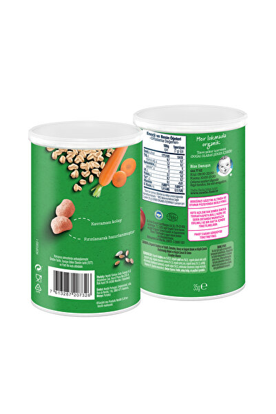 GERBER Organik Buğday Ve Yulaflı Bebek Atıştırmalığı 35g X 10 Adet