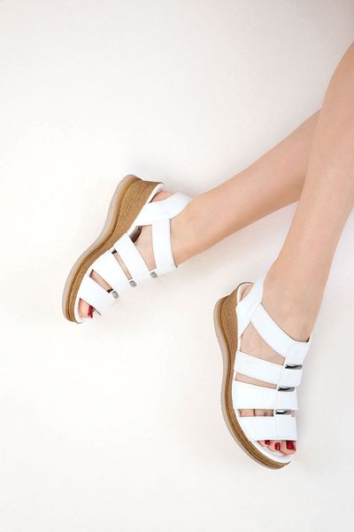 SOHO White Women's Sandals 20653