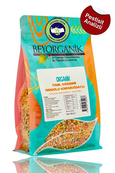 BEYORGANİK Organik Karabuğdaylı Çorbalık Tahıl Karışımı 440gr (PESTİSİT VE AF...