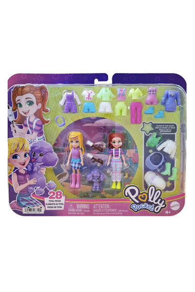 Polly Pocket ve Arkadaşları Farklı Moda Aksesuarları Oyun Setleri HNF51-JCB23