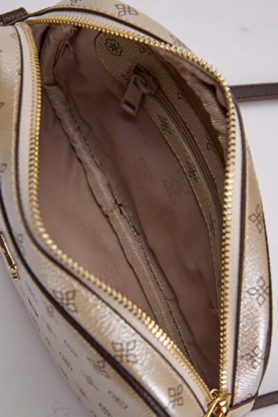 Pierre Cardin New Gold Monogram Women's Cross Shoulder Bag