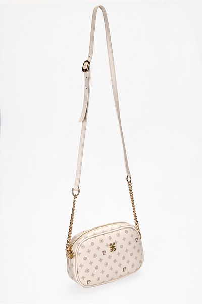 Pierre Cardin Vanilla Monogram Women's Cross Shoulder Bag