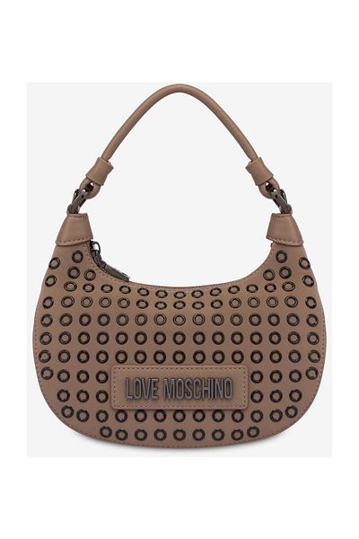 Love Moschino Taška Pu Taupe + očka Gun Metal