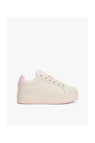Tommy Hilfiger Tommy Jeans Platforma Kožené Tenisky BOTY EN0EN02518 TIO