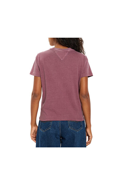 Tommy Jeans Women's / Girls' T-Shirt Deep Rouge