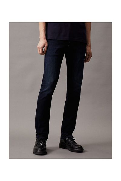 Calvin Klein Ανδρικό βαμβακερό κανονικό μπλε τζιν με 5 τσέπες J30J323695-1BJ