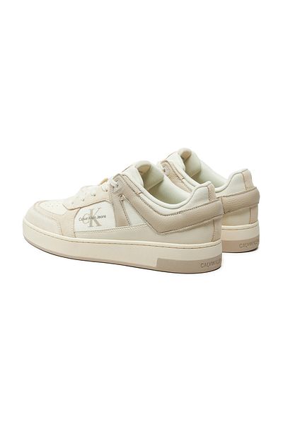 Calvin Klein Béžové pánské tenisky BASKET CUP LOW LACEUP LTH ML MTR