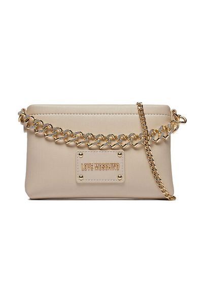Love Moschino Béžová dámská crossbody kabelka – 14x14x16 cm JC4122PP1ILN111A