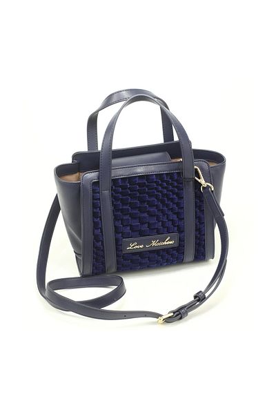 Love Moschino Taška Velvet+Pu Midnight