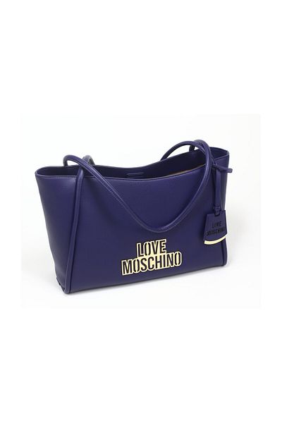 Love Moschino Taška Pu modrá