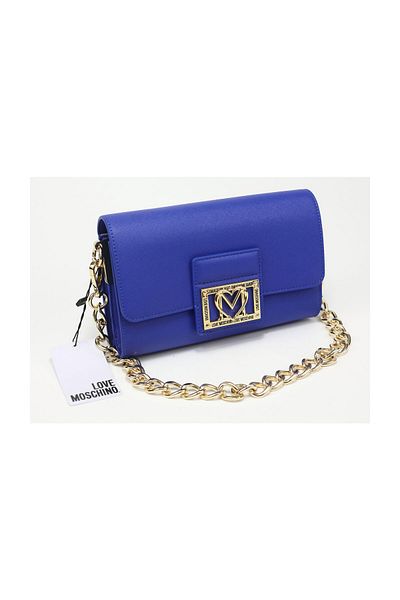 Love Moschino Taška Saffiano Pu Zaffiro