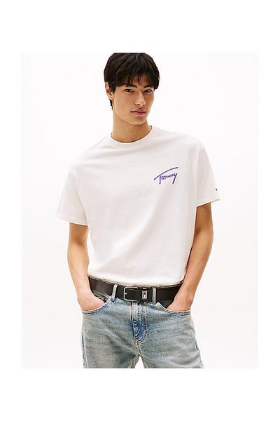 Tommy Hilfiger Ανδρικό γκρι μπλουζάκι Tommy Jeans Faded Graphic