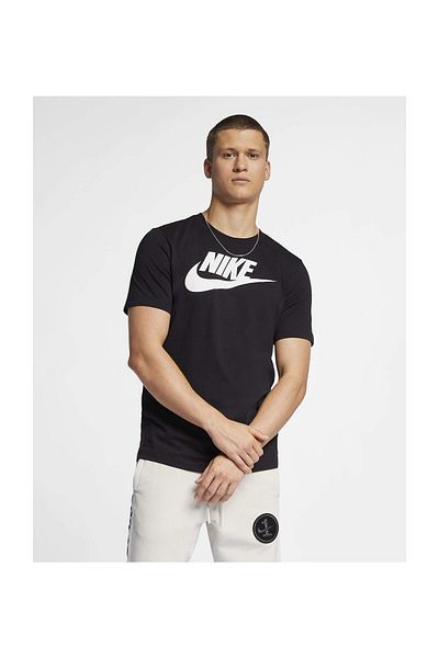 Nike Ar5004-010 M Nsw Tee - Futura Black T-Shirt για άνδρες