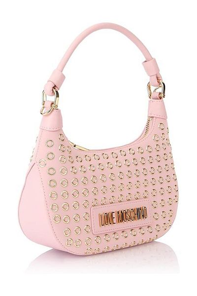 Love Moschino Taška Pu Pink + Očka Zlatá