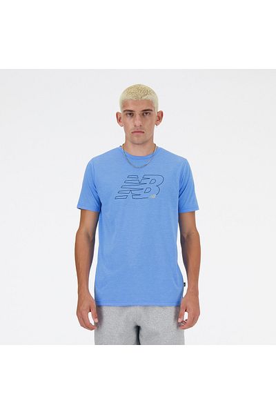 New Balance Men's Blue T-Shirt Mt41071