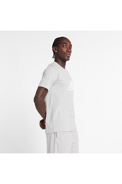New Balance Sport Jersey Logo Print T-Shirt