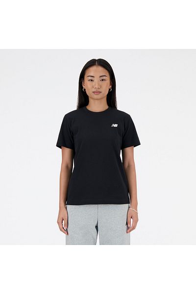 New Balance Jersey-T-Shirt mit kleinem Logo