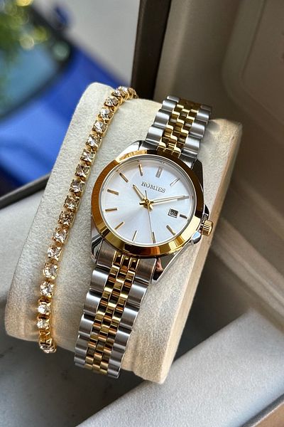 Homies Women's Wristwatch-Bracelet Steel Cord Waterproof