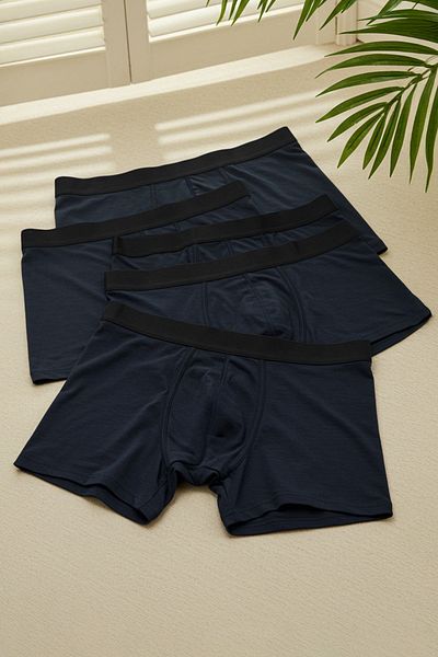Trendyol Collection Marineblaue Boxershorts im 5er-Pack – TMNAW21BX0018