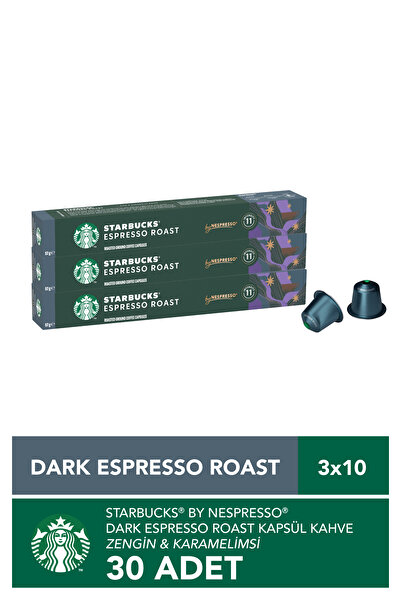 Starbucks كبسولات قهوة متوافقة مع نسبريسو من نسبريسو، قهوة إسبريسو داكنة محمص...