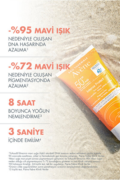 Avene Intense Protect Bebek, Çocuk ve Yetişkin Kullanımına Uygun SPF 50+ Güneşten Koruyucu 150 ml