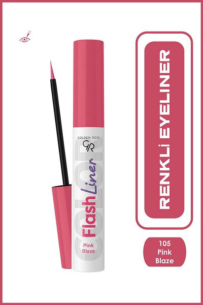 Golden Rose Flash Liner Colored Eyeliner No:105 Pink Blaze - Colored Eyeliner