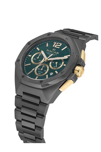 Nacar Sapphire Glass Sport Gray Men's Watch Nc08-29430493-Gncm