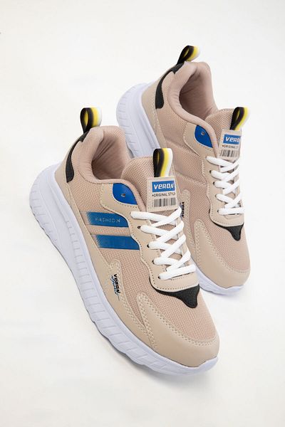 SOHO Beige-Sax Damen-Sneaker 20601