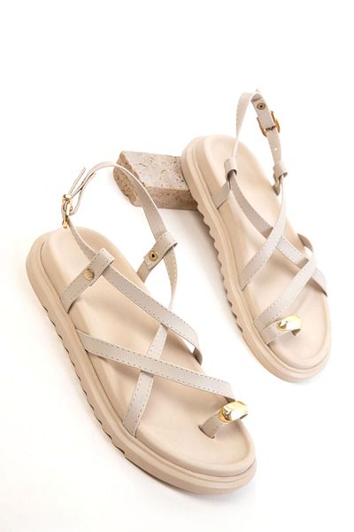 SOHO Beige Women's Sandals 20667