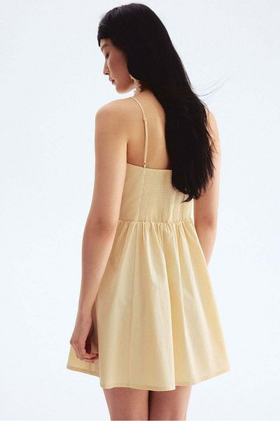 H&M Flared-skirt cotton dress