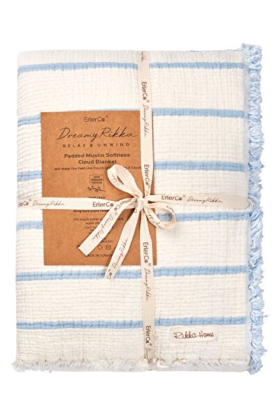 Rikka Home 6 Layer Padded Muslin Quilt 230X250 cm 100% Cotton, Battal Size, Multi-Purpose Use