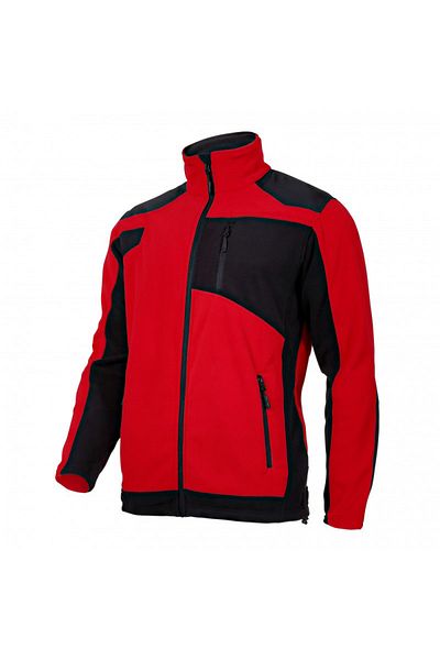 Lahti Pro Fleece Jacket with Reinforcement / Red - L