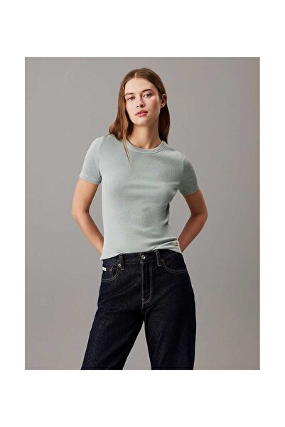 Calvin Klein Green (Mint Green) Women's Tshirt J20J224639Pcy