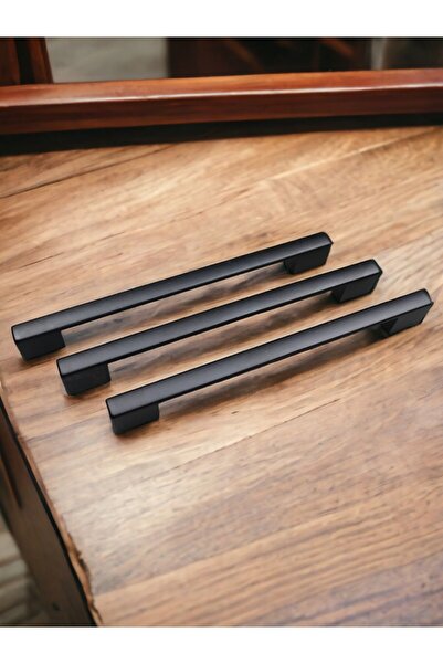 Dizaynhouse Mâner pentru dulap de bucătărie, model Black Bridge, cu design elegant, de 192 mm, mâner metalic pentru dulap și sertar