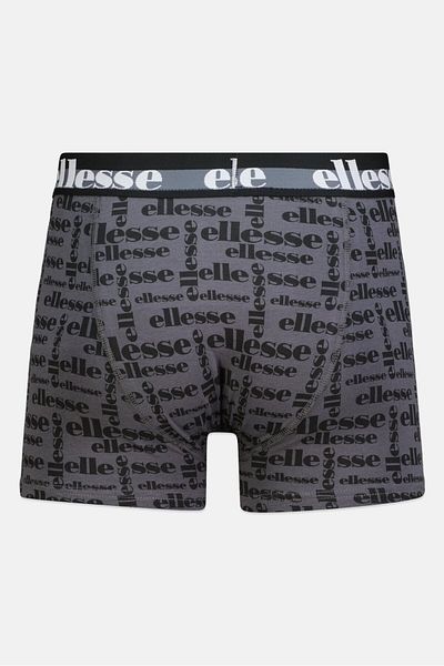 Ellesse Men 3 Pack Brand Logo Trunks, Multicolor
