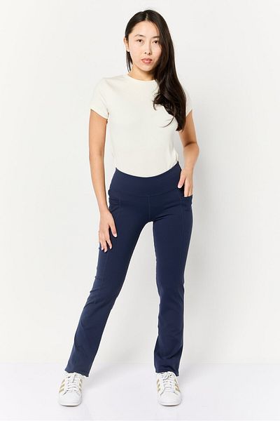 SKECHERS Women Sportswear Fit Walking Pants, Navy