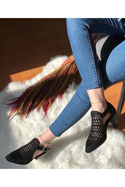 Businesshoess أحذية صيفية يومية للنساء من جلد الغزال