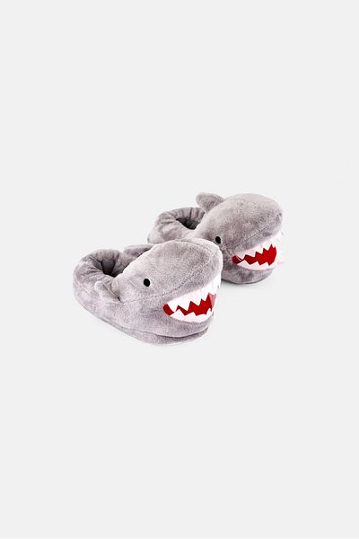 Royal Deluxe Kids Girl Shark Slip On Homewear Slippers, Assorted