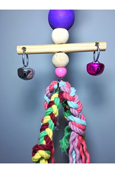 Ciko Kafes Stringed Parrot Bird Toy with Bell