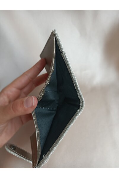 Gül Karatekin Γυναικεία χρυσή κάρτα με κλείσιμο με κουμπωτό κλείσιμο (δεν αποχρωματίζεται)