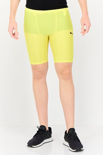 Puma Men Sportswear Fit Training Tights, Yellow