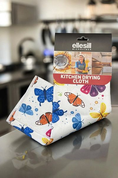 Ellesill Kitchen Cloth Countertop Cloth and Drying Cleaning Cloth 40X40 cm - Kitchen Pro Cloth