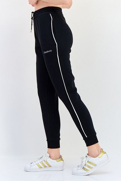Reebok Women Sportswear Fit Brand Logo Training Jogger Pants, Black
