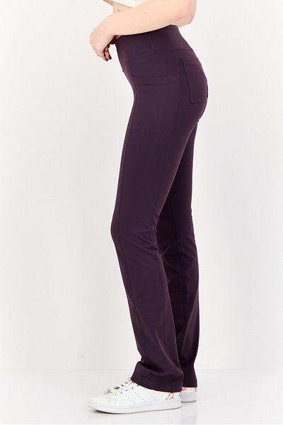 SKECHERS Women Sportswear Fit Walking Pants, Purple