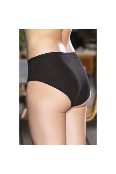 Narnuga Mi̇raxx Cotton High Waist Slip Panties Black (Mgp2966)
