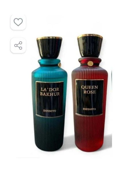 İnfinito Infinite Duo Perfume Set (Lador Bukhoor, Queen Rose Eau de Parfum, Unisex 2x200ml)