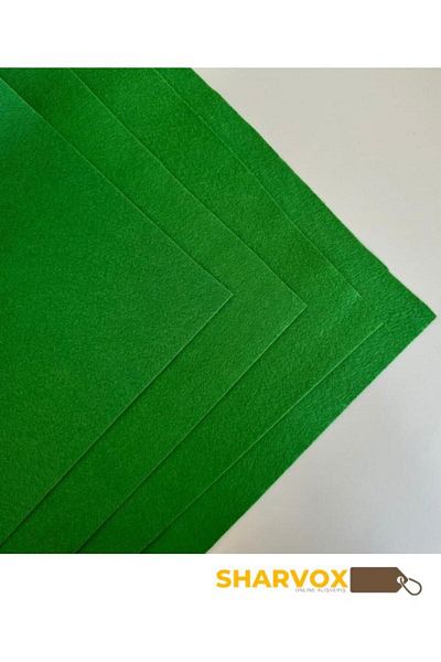Sharvox Green Colored Activity Felt Meter Thin Felt Fabric Activity Felt Felt 1 Meter 100 cm X 100 cm