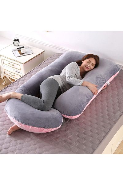 Lumely Portable Pregnancy Pillows, With Removable Cover, 150x120x70cm, Comfortable Slumber, for Home