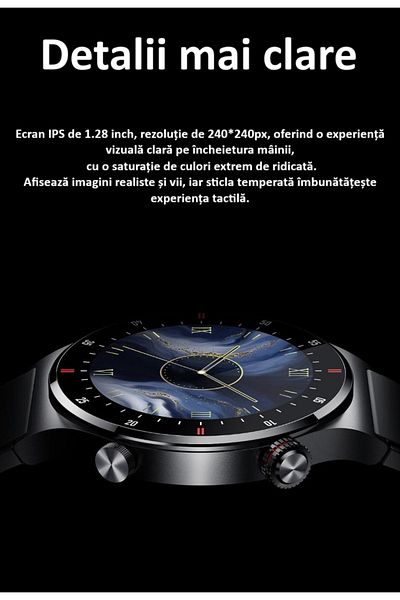 zyteq ZYTEQ®️ Smartwatch, BT call, sports, waterproof, notifications, monitoring, black