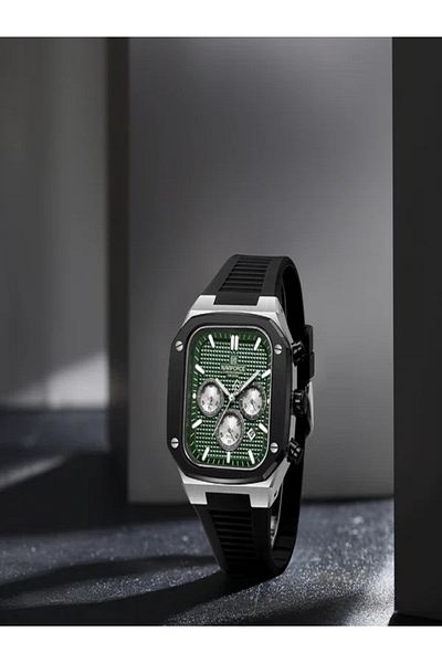 Naviforce Men's Fashion Silicone Rubber Sports Watch, Luxury Military Chronograph, Quartz